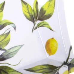 Grand Plateau Blanches De Citronnier En Mélamine 44 Cm