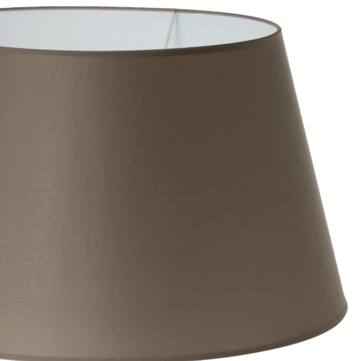 Grand Abat-jour Conique Couleur Marron Taupe - 36 Cm