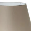 Grand Abat-jour Conique Couleur Marron Clair - 40 Cm