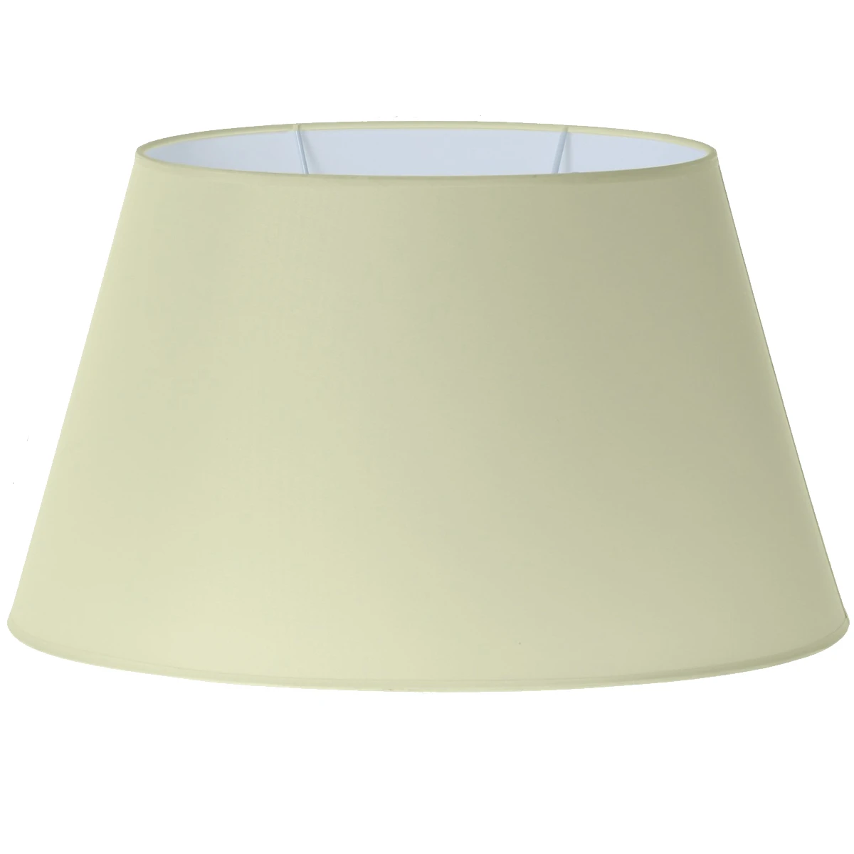 Abat-jour Ovale Couleur Beige Crème - 40 Cm – Image 2