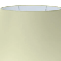 Abat-jour Ovale Couleur Beige Crème - 40 Cm