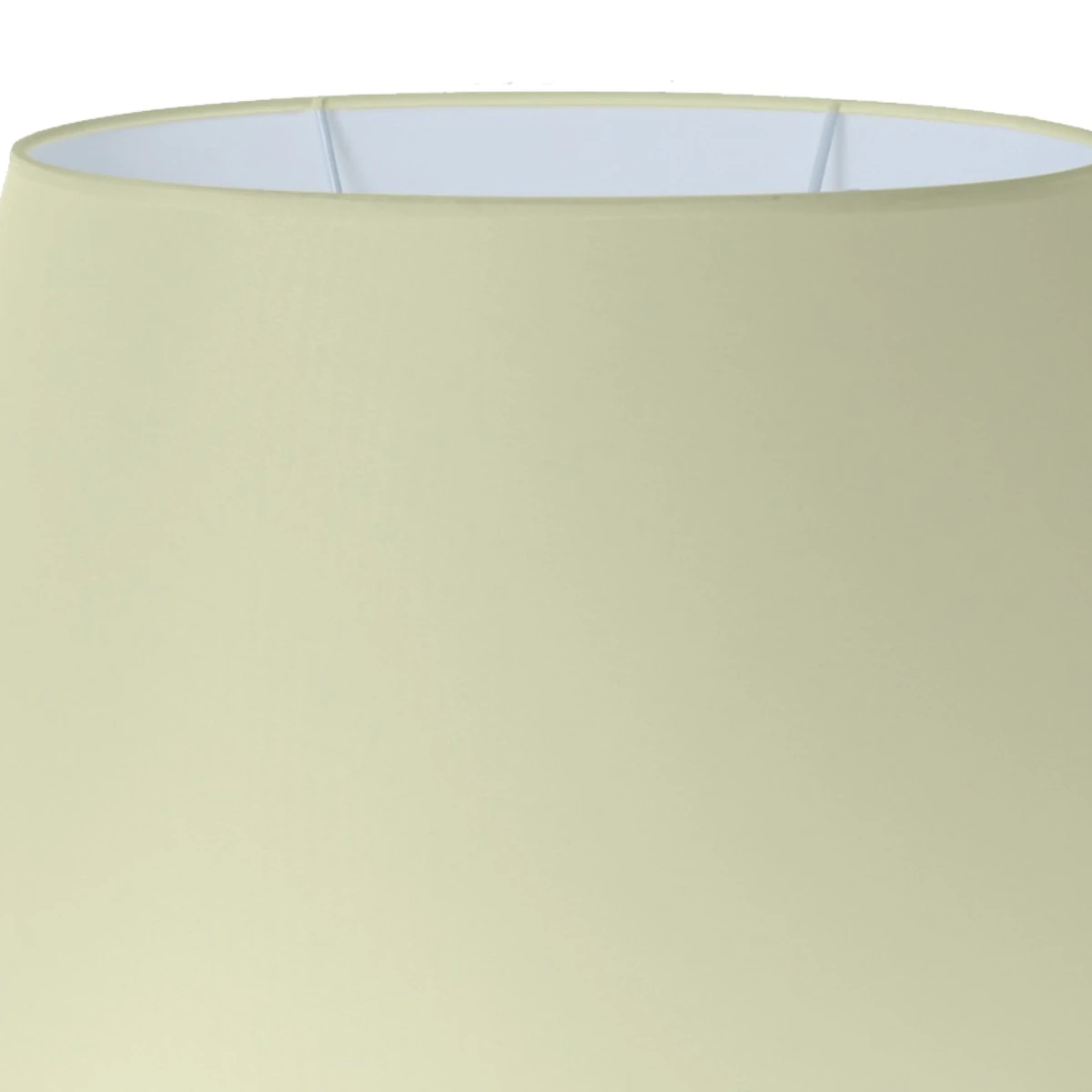 Abat-jour Ovale Couleur Beige Crème - 40 Cm