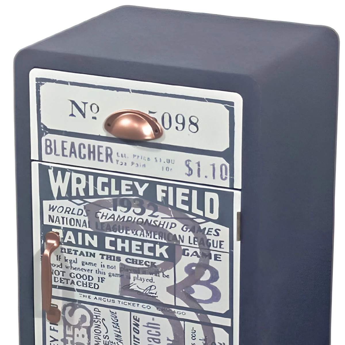 Meuble Chevet Rétro En Bois 50 X 34.5 X 30 Cm