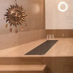 Suspension Sonore Zen Soleil Et Clochettes En Métal 50 Cm