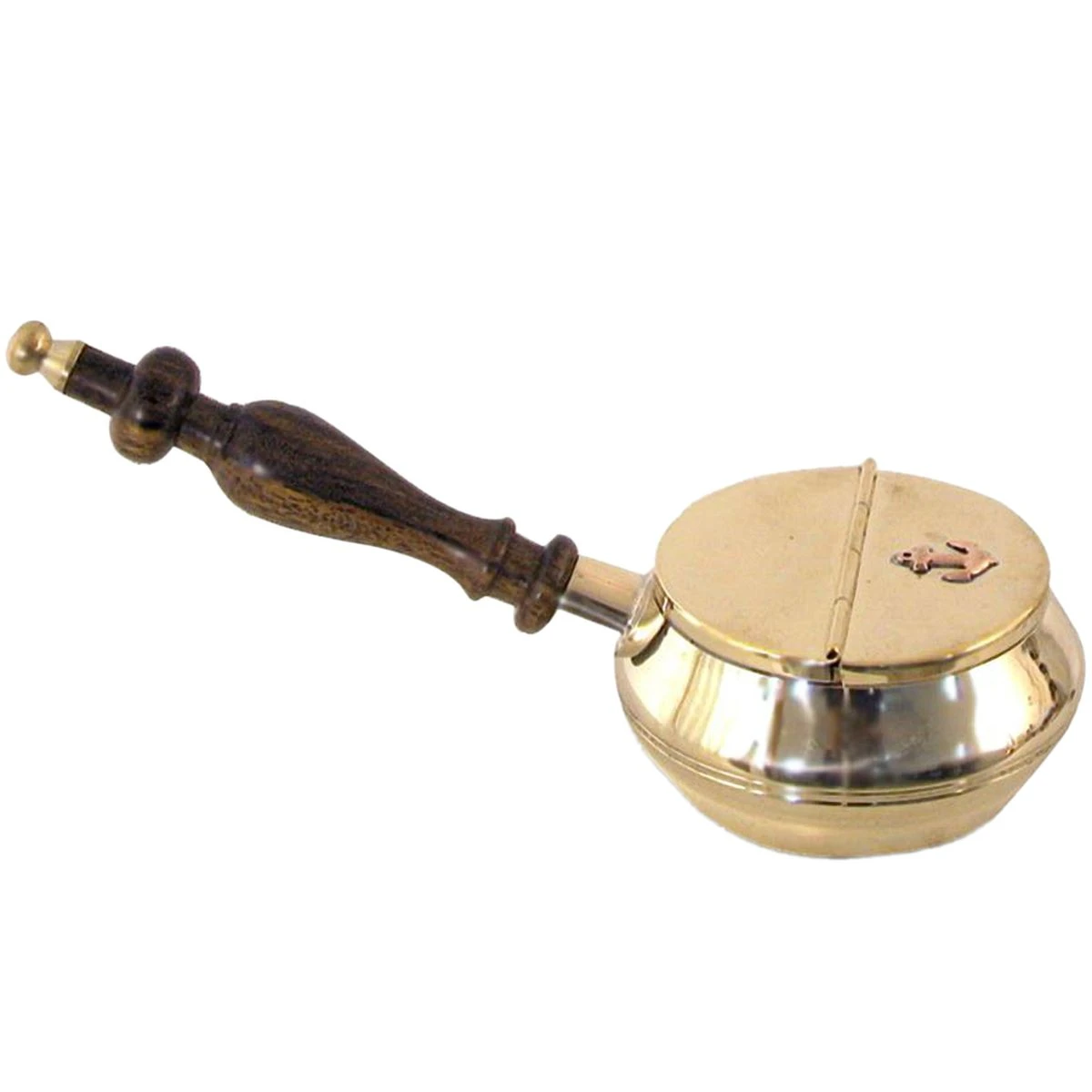 Cendrier De Bureau Avec Couvercle Et Manche En Bois – Image 2