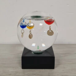 Thermomètre En Verre De Galilée - Galileo - Sur Socle