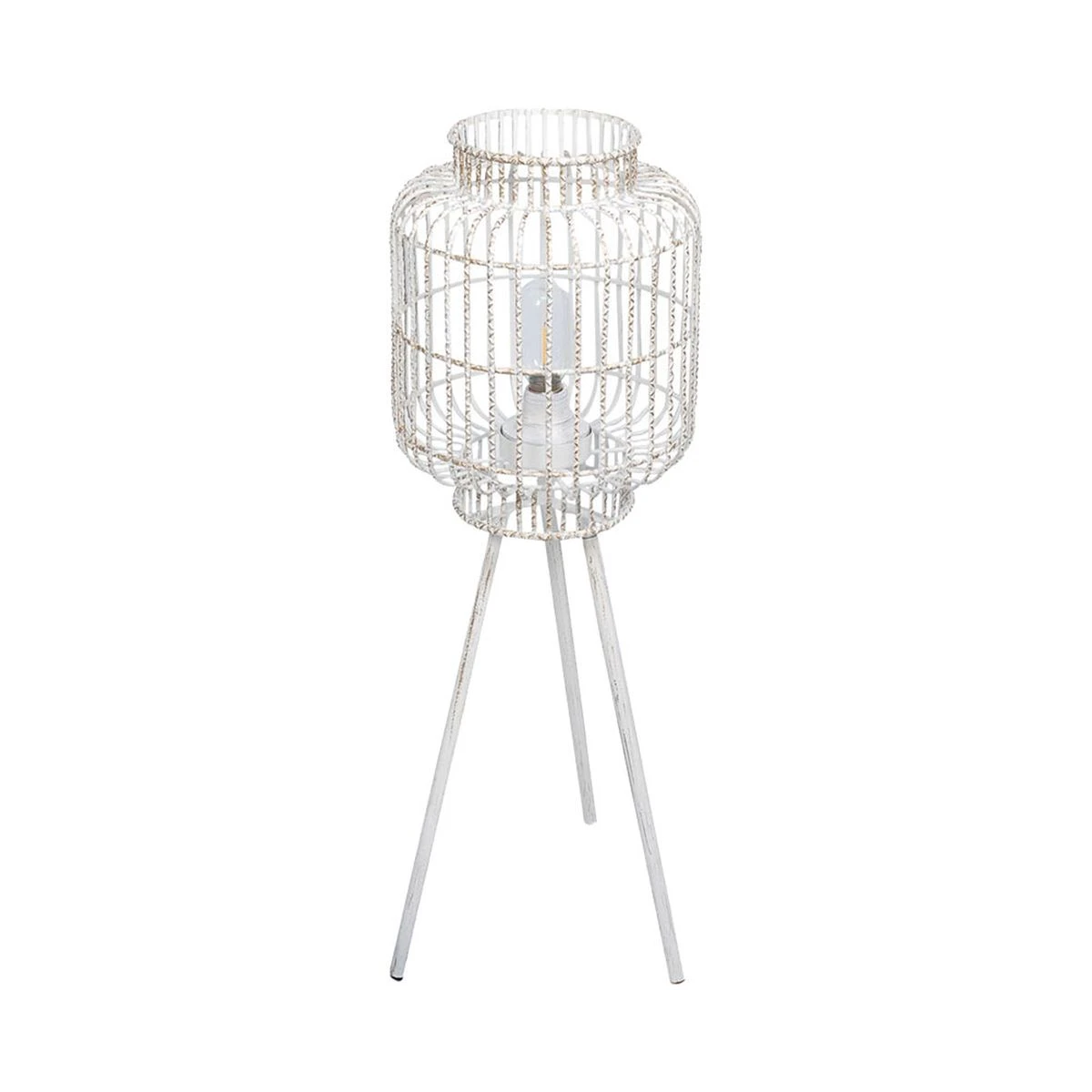 Lampe Led Transportable Couleur Blanche Et Or 70 Cm – Image 2