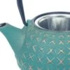 Théière Japonaise En Fonte émaillée Vert Foncé 0.85 Litre