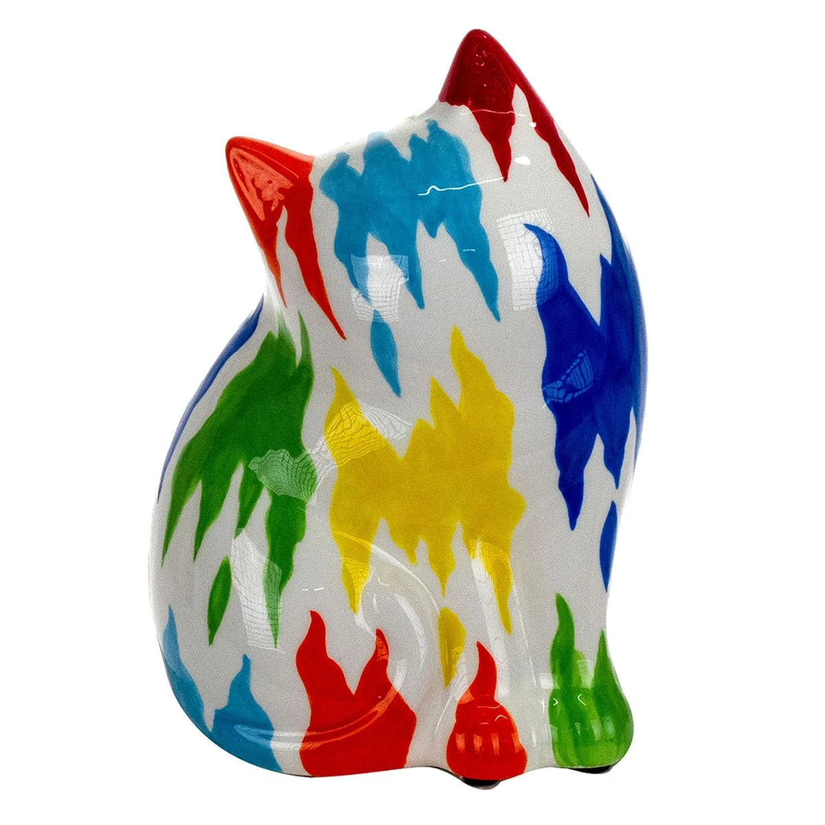 Tirelire Chat Pop Art En Céramique 21 Cm – Image 3