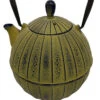 Théière Japonaise En Fonte émaillée Verte 0.8 Litre