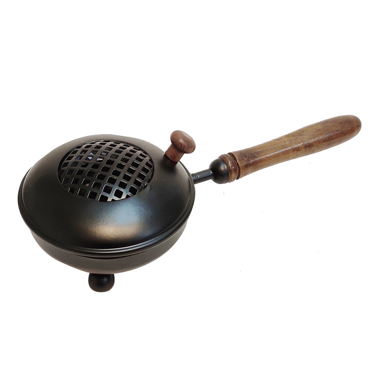 Brûle Parfum Encens En Métal Et Bois - Fabriqué En Inde – Image 3