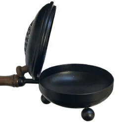 Brûle Parfum Encens En Métal Et Bois - Fabriqué En Inde