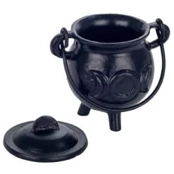 Chaudron Wicca Brûle-Encens En Fonte 11 Cm