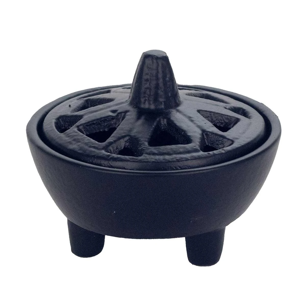 Encensoir En Fonte Noire 8 Cm – Image 2