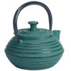 Petite Théière Japonaise En Fonte émaillée Vert 0.30 Litre