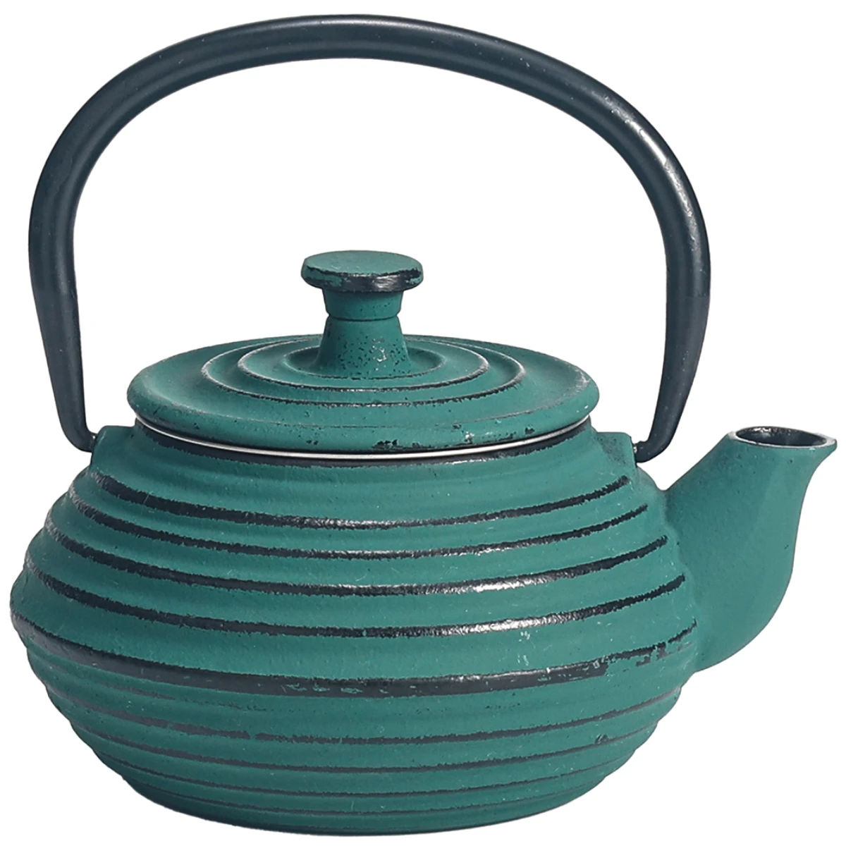 Petite Théière Japonaise En Fonte émaillée Vert 0.30 Litre – Image 3