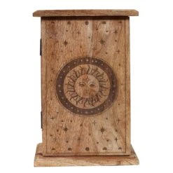 Boite à Clés En Bois Soleil