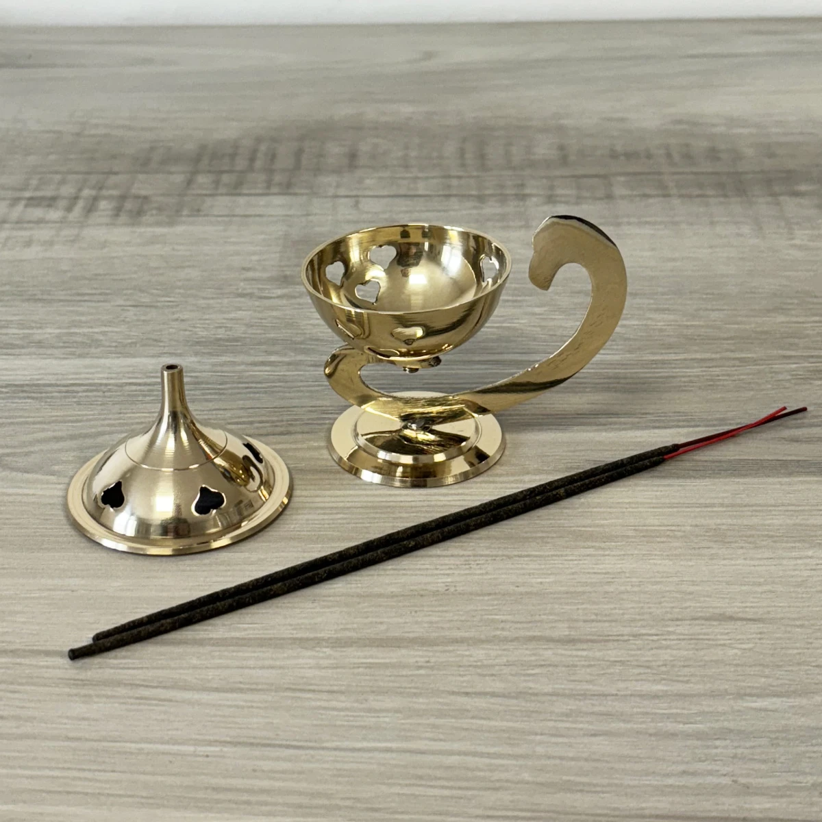 Encensoir En Laiton 10 Cm – Image 2