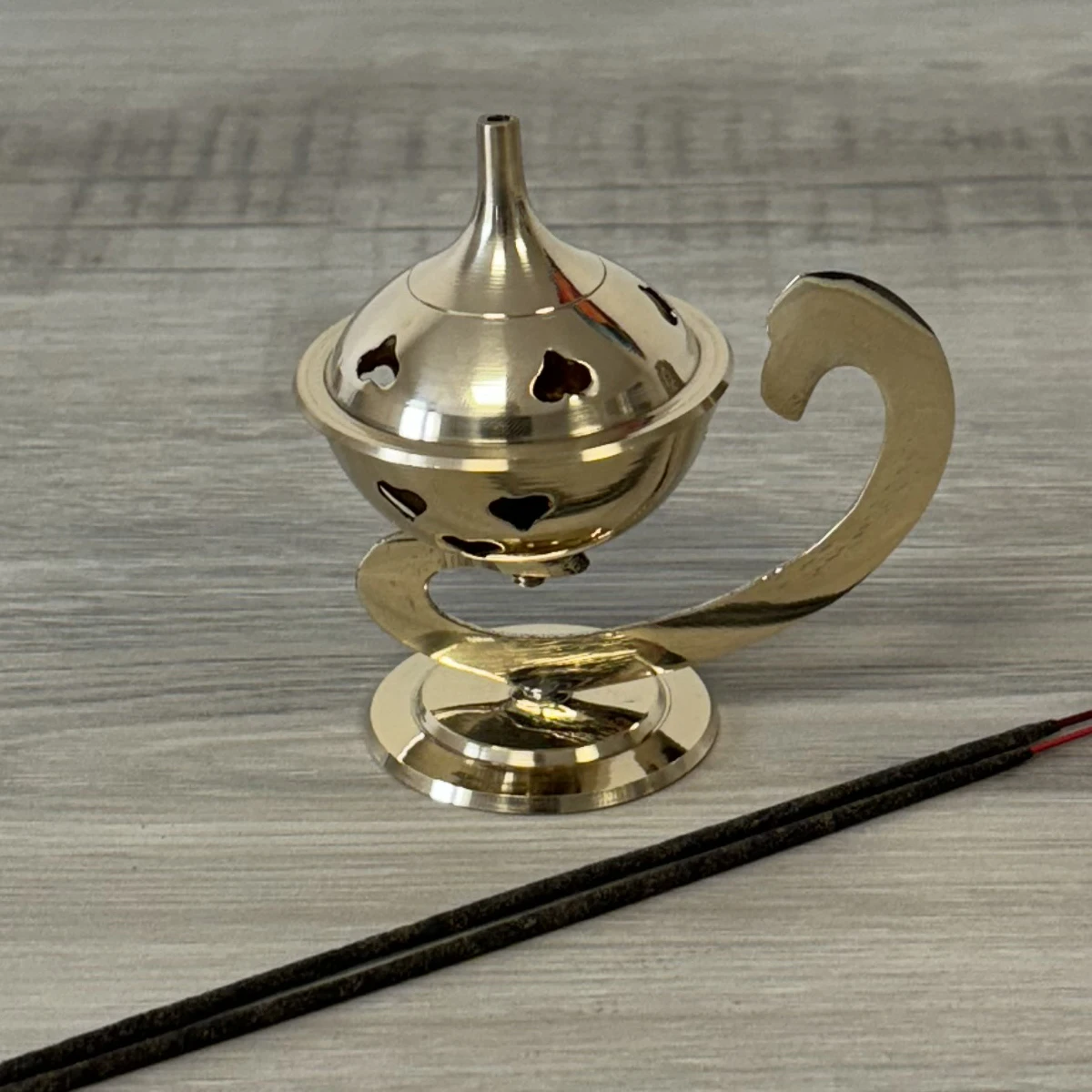 Encensoir En Laiton 10 Cm – Image 3