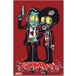 Poster Pulp Fiction Zombis 61 X 91 Cm