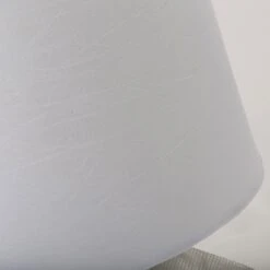 Lampe à Poser Zenda En Céramique Argentée 32 Cm