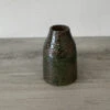 Vase Vert Vitrifié Fabrication Artisanale 22 Cm
