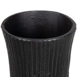 Vase En Céramique Noire 34 Cm