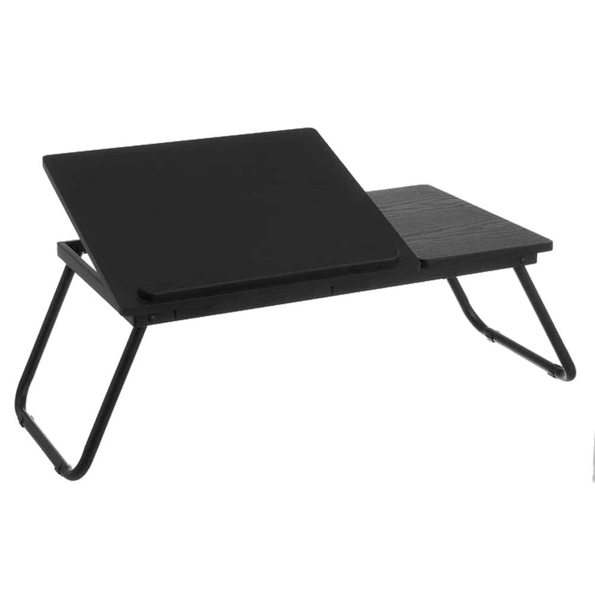 Plateau De Travail Pliable Et Inclinable En Métal Noir 72 Cm – Image 2