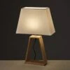 Lampe Chêne Clair Esprit Scandinave 60 Cm