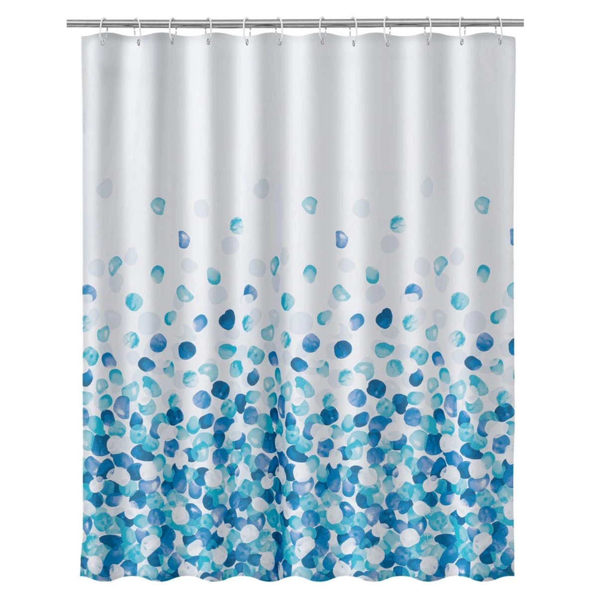 Rideau De Douche Bulles Bleues 180 X 200 Cm – Image 2