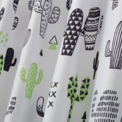 Rideau De Douche Cactus 180 X 200 Cm