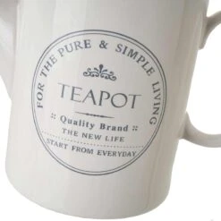 Théière Rétro En Céramique 22 Cm