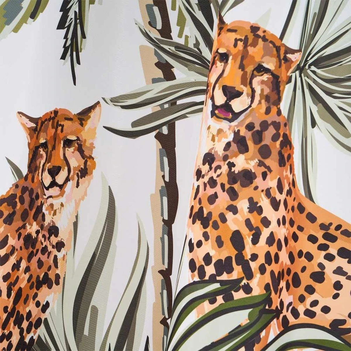 Rideau De Douche Tropical Jaguars 180 X 200 Cm – Image 2
