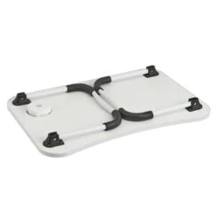 Plateau Sur Pieds Multifonction Pliable - Blanc - 60 Cm