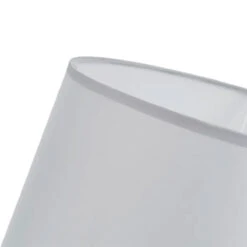 Abat-jour Conique Gris 35 Cm