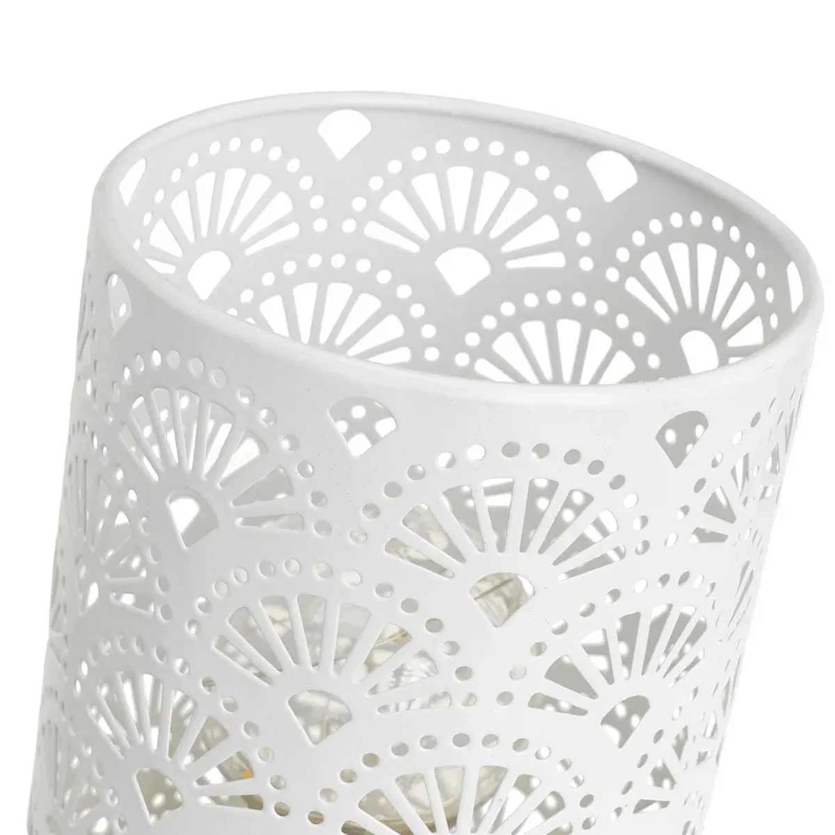 Lampe Transportable LED En Métal Et Bois 18 Cm – Image 4