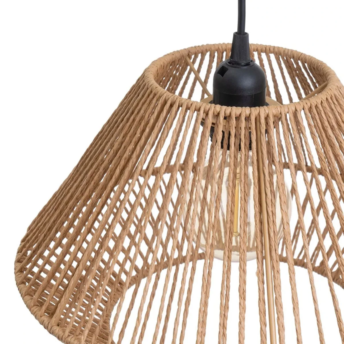 Lustre En Fibre De Papier Tressée 33 Cm – Image 2