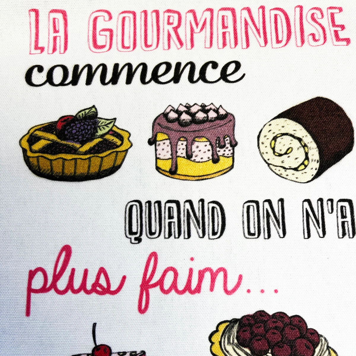 Tablier De Cuisine Enfant La Gourmandise Commence...