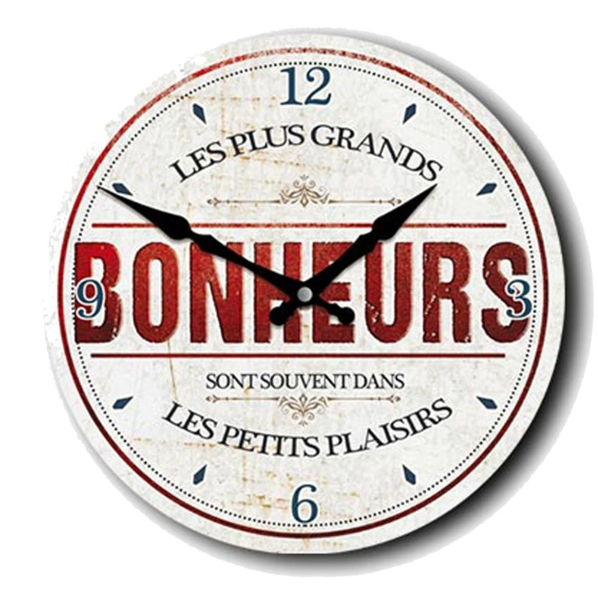 Horloge Les Plus Grands Bonheurs Dans Les Petits Plaisirs 28 Cm – Image 2