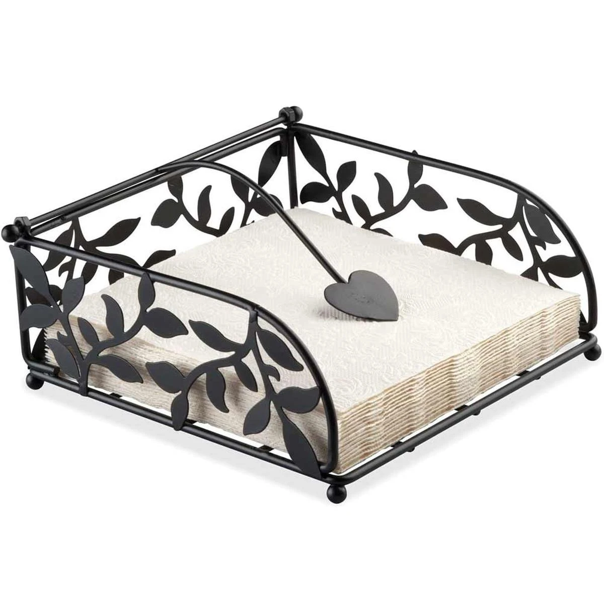 Porte Serviettes Branches En Métal Noir – Image 2