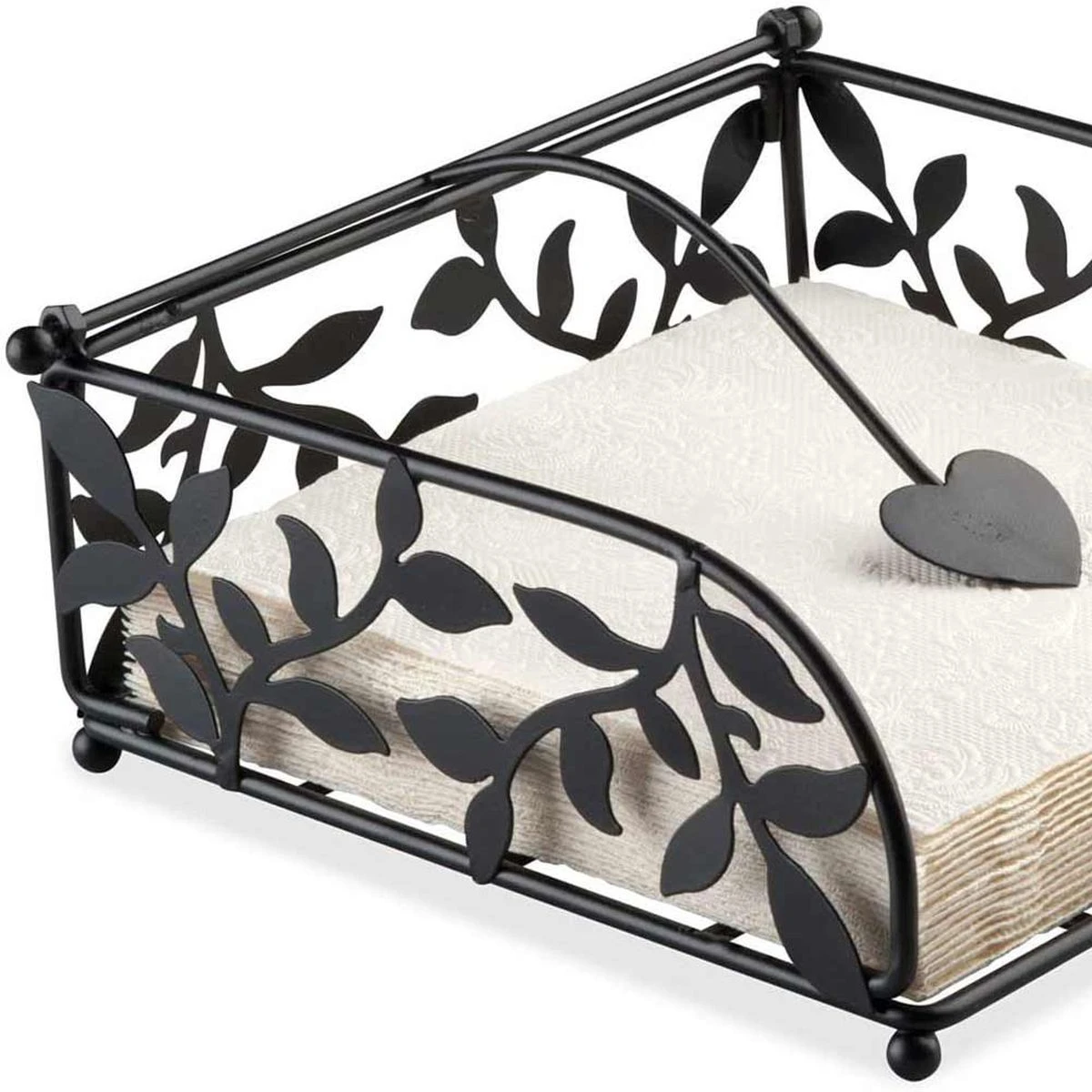 Porte Serviettes Branches En Métal Noir