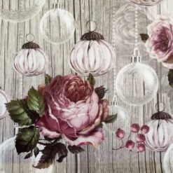 Grand Plateau En Mélamine - Roses De Noël