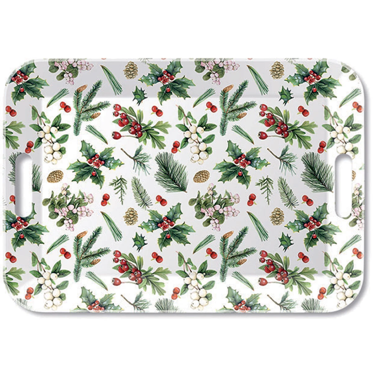 Grand Plateau En Mélamine - Verdure D'hiver – Image 4