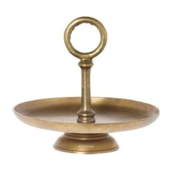 Présentoir à Gâteaux Et Cupcake - Décoration De Table Or