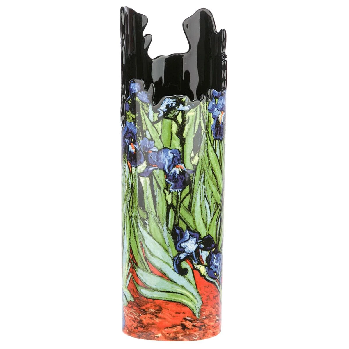 Vase Silhouette D'Art - Iris De Vincent Van Gogh 24.5 Cm – Image 2