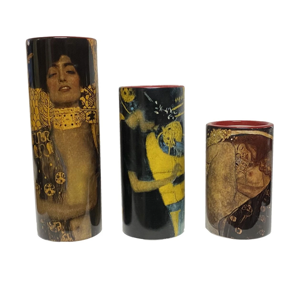 Set De 3 Bougeoirs Klimt - Judith - Danaë - Music – Image 2