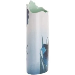 Vase Silhouette D'Art - Irises De D'Ohara Koson 28 Cm