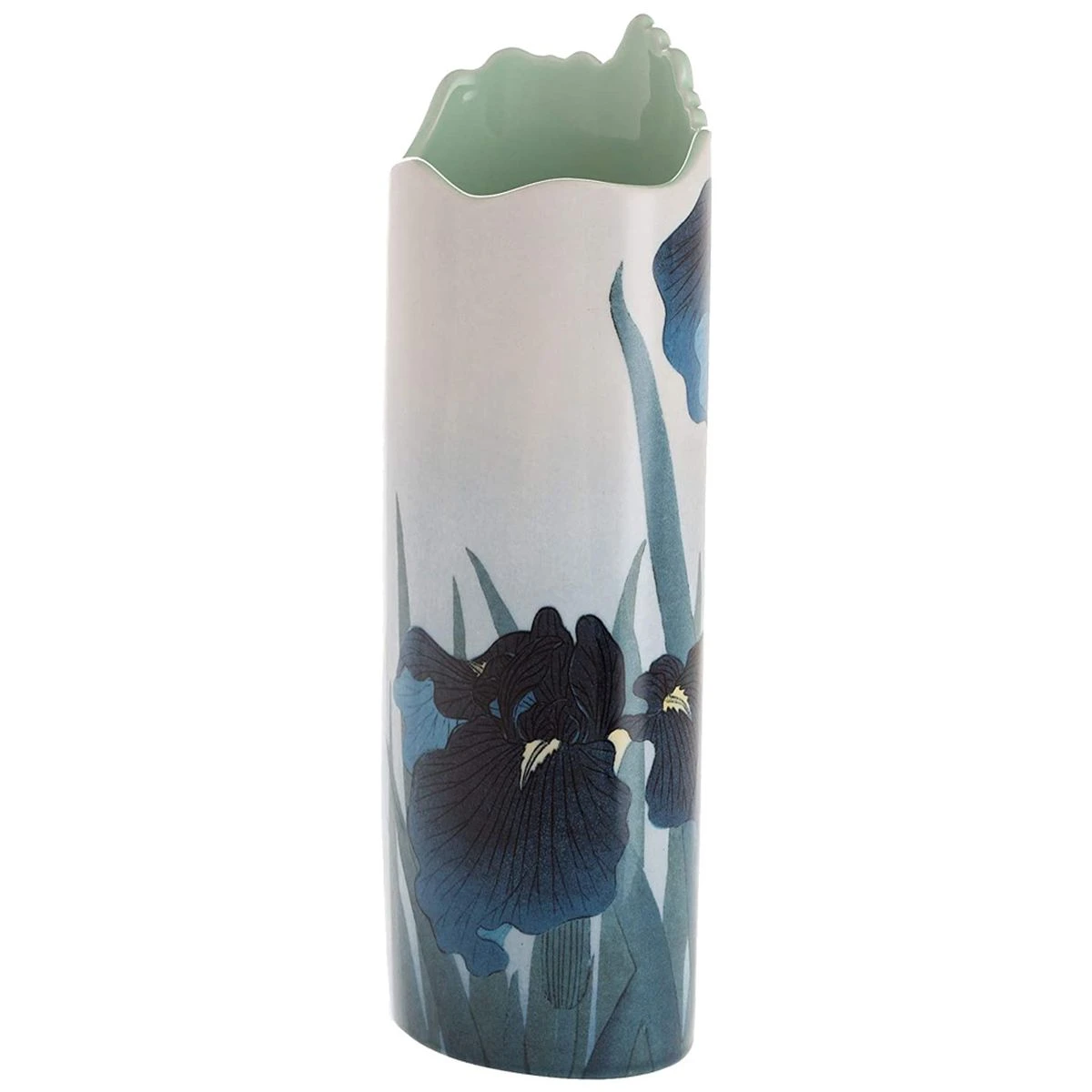 Vase Silhouette D'Art - Irises De D'Ohara Koson 28 Cm – Image 2