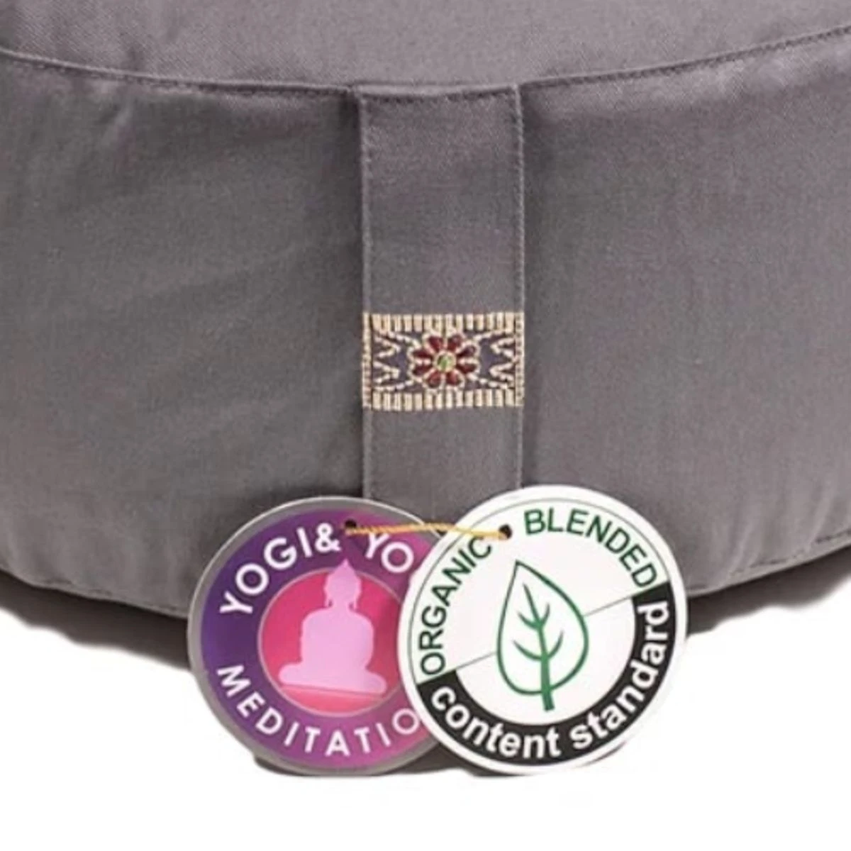 Coussin De Méditation Gris - Coton BIO