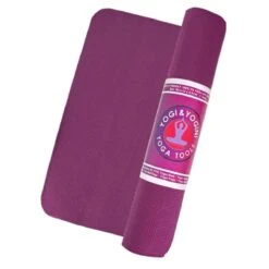 Tapis De Yoga Vinyle - PVC Antidérapant 1250 G - Aubergine